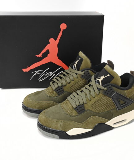 Air Jordan 4 Olive Green