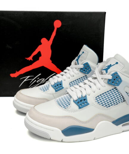 Air Jordan 4 Replica White and Blue