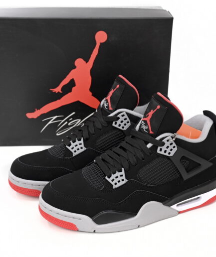 Air Jordan 4 Black Red